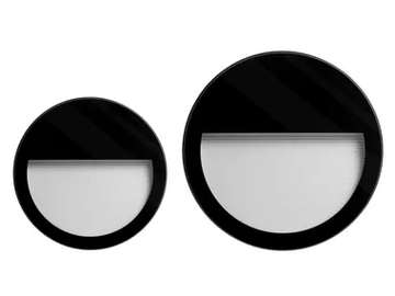 VERSO FLAT R RD GLASS - LED wall-mounted outdoor aluminium steplight by Ghidini Lighting - view 2